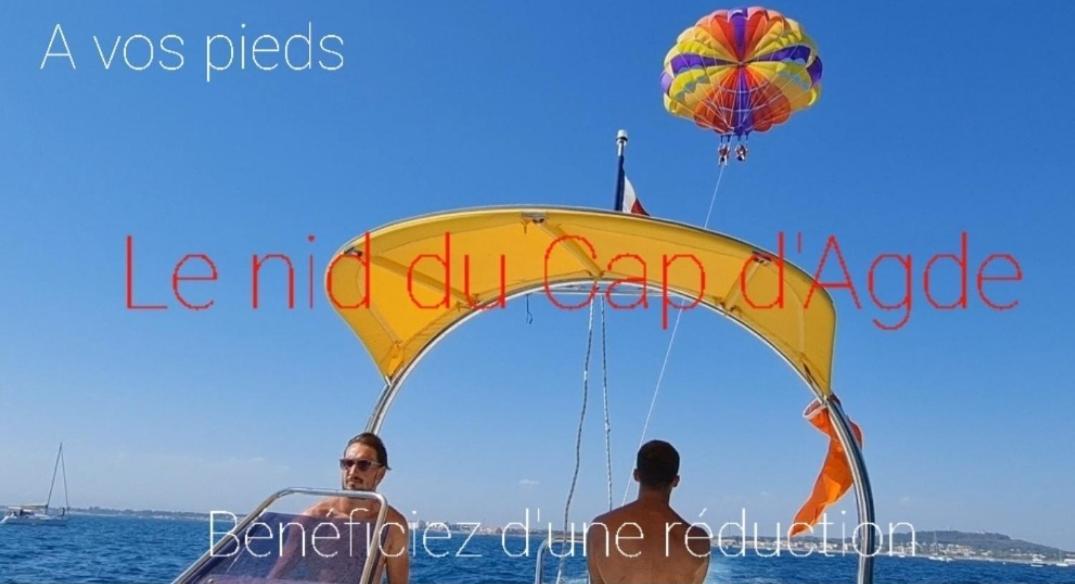 Residence De Standing La Pecherie Spacieux T3 Comme Un Cocon Familial Vue Mer Et Sur L'Avant Port Sur Le Bout Du Bout De Cap D'Agde Seule Cap En Occitanie Luaran gambar