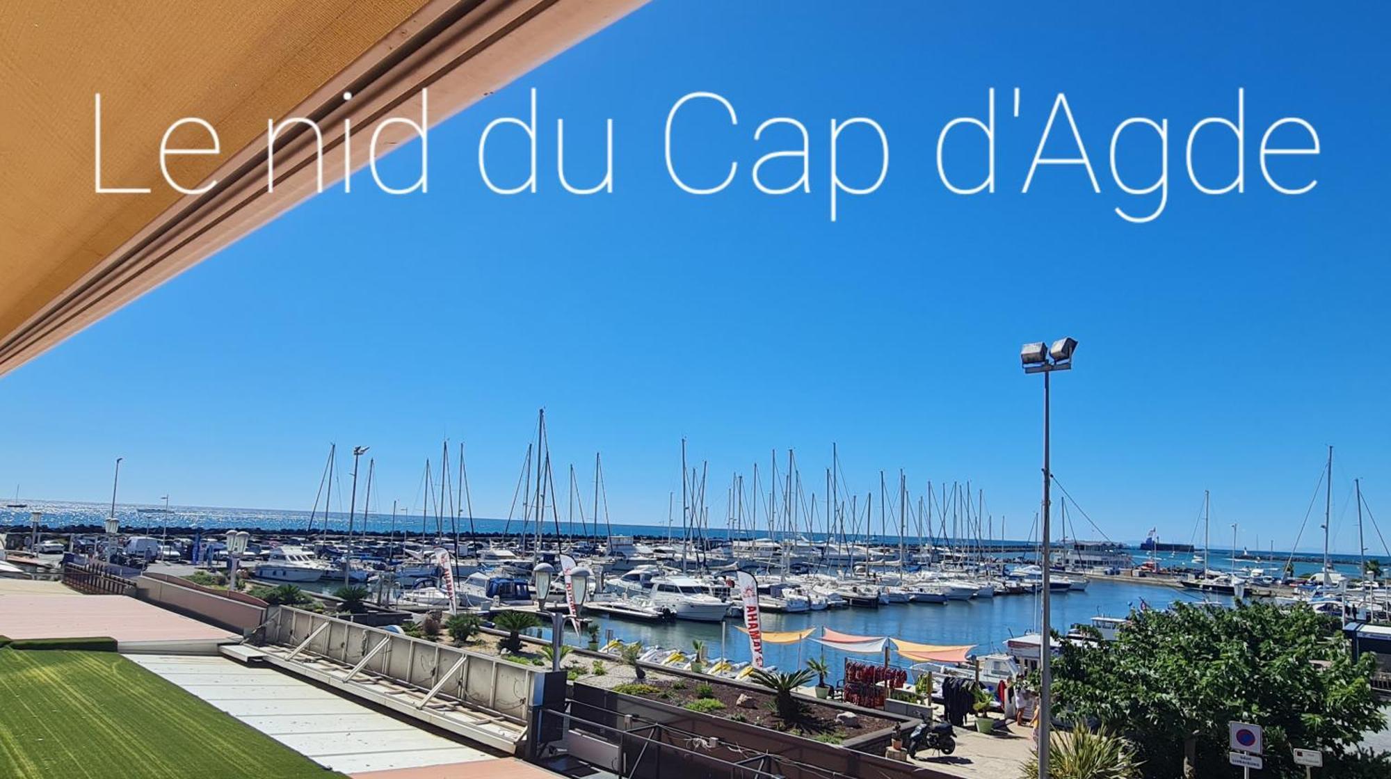 Residence De Standing La Pecherie Spacieux T3 Comme Un Cocon Familial Vue Mer Et Sur L'Avant Port Sur Le Bout Du Bout De Cap D'Agde Seule Cap En Occitanie Luaran gambar
